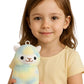 Scooba Pastal Fabric Small Alpaca Sheep Animal Soft Toy Random Color 20Cm Height(Alpaca)