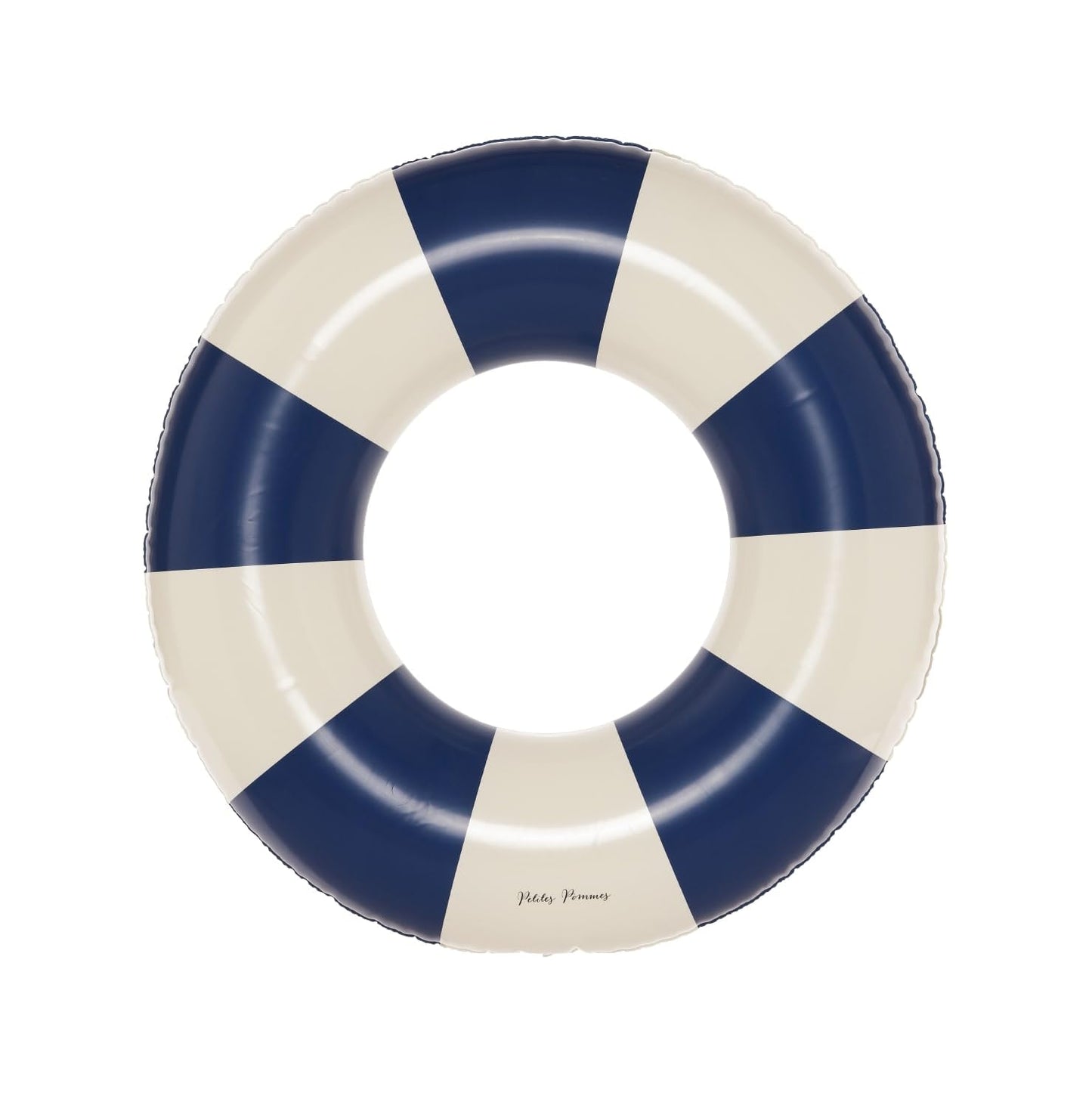 Petites-Pommes Pool Floats for Kids & Toddlers - Durable Inner Tube, Handprinted Classic Striped Design Water Tubes, Soft Comfor