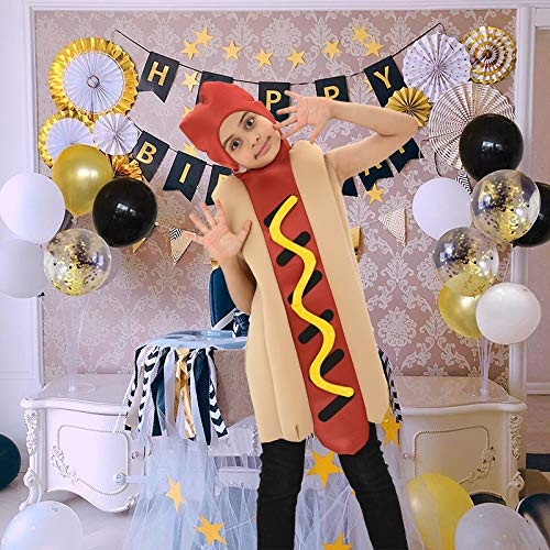 Leadtex Children'S Hot Dog Costume-Funny Halloween Costumes,Size Standard 6-10Years.