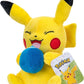 Pokemon Pikachu Plush Toy with Oran Berry 20 cm - Black Polyester Model JAZPKW2699
