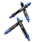 FLMLF Aluminum Front and Rear Oil Shocks Kit Blue Shocks Oil Filled For 1/5 Rc car Hpi Baja 5B SS 5T 5SC RC Car Parts