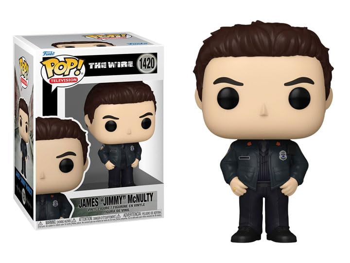 Funko Pop The Wire + Protector: Pop! Tv Vinyl Figure (Gift Set Bundled With Toybop Box Protector Collector Case) (James Jimmy Mc