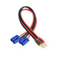 Laisomeke Ec5 Plug Connector Adapter, Ec5 Male Plug To 4Mm Banana Male Connector Adapter With 12Awg 30Cm(11.8 Inch) Cable For Rc
