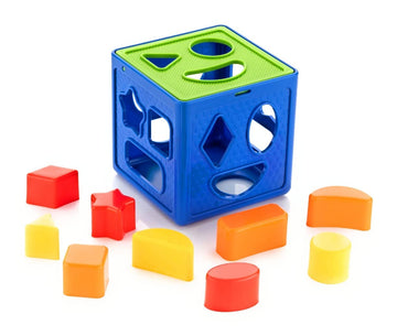 Longmire Plastic Baby And Toddler Baby FirstS Block Shape Sorter Colors Abcd Shape Toys For 1 Year Old Girl (Multi Color) (9A-Q