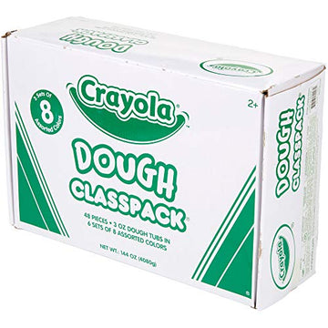 Crayola Dough Classpack - 8 Assorted Colors (48 Count), 3Oz Kids Dough, Classroom Supplies For Teachers & Art Projects, Nontoxic, Ages 3+