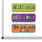 Dowling Magnets Magnetic Hall Pass Set