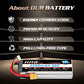 HRB 4S Lipo Battery XT60 14.8V 2200mAh 30C RC Lipo Battery Compatible with RC Car RC Plane RC Truck RC Boat