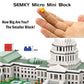 SEMKY Micro Mini Blocks United States Capitol Famous Landmark Model Set (2888Pieces) -Building and Architecture Toys Gifts for Kid and mature-themed