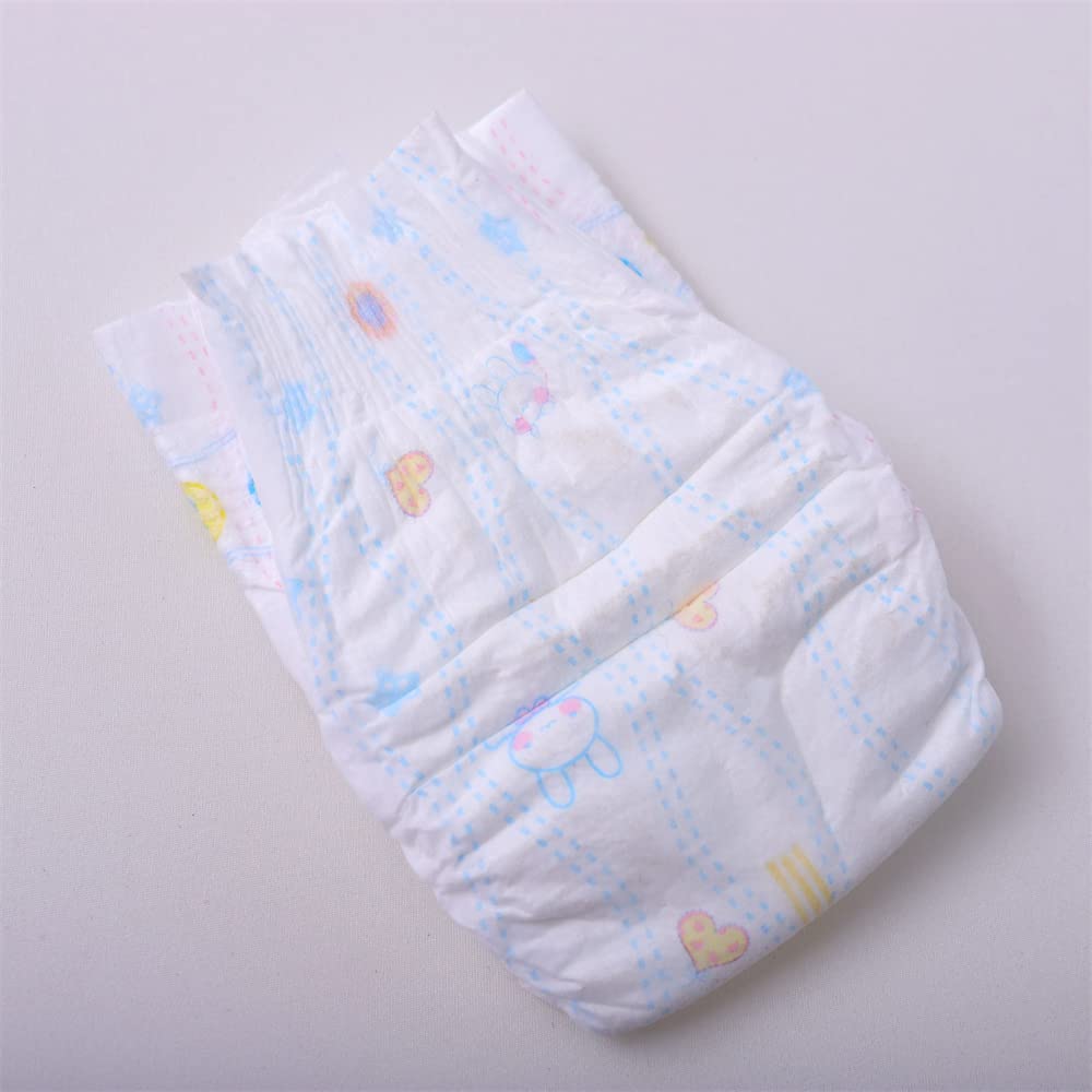 Maihao Reborn Baby Dolls Diapers 18-28 Inch Newborn Reusable 6-Piece Pack Fit 18-28'' Reborn Newborn Dolls