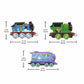 Thomas and Friends Toy Train 3-Pack, Color Changers, Diecast Thomas Percy and Kana Engines with Color Reveal in Warm and Cold Wa