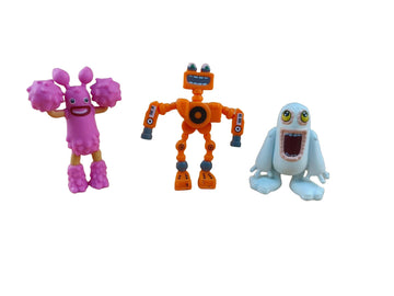 Krseub Singing Monsters Toys, Mini Action Figure Playset, Wubbox Noggin Toe Jammer Cute Birthday Gift For Boys & Girls 6+Years O