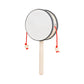 Excluzo 4Inch RattleDrum Wooden Shaking Drum Rattle Spin Drum Hand Shaking Drum Handheld Musical Instruments For Baby Kid Chil
