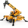 Pluspoint Crane Toy Friction Powered Lifting Crane With Cable 360 Degree Rotating Towing Model Toy With Movable Wheel Constructi