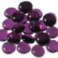 Chessex Manufacturing 1127 Glass Stones Tube Of 23-27  Purple