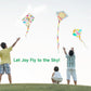 B Bangcool Diy Kids Kite Blank Kites Making Painting White Paper Blank Kites With Swivel Line For Kids Outdoor Park Beach Grassland Activities(20Pcs)