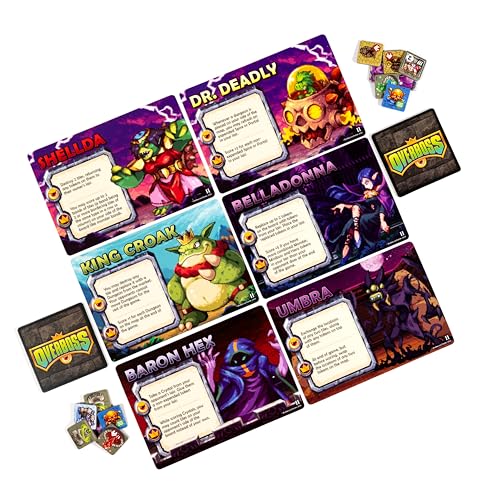 Overboss Duel By Brotherwise Games, Strategy Board Game, Purple