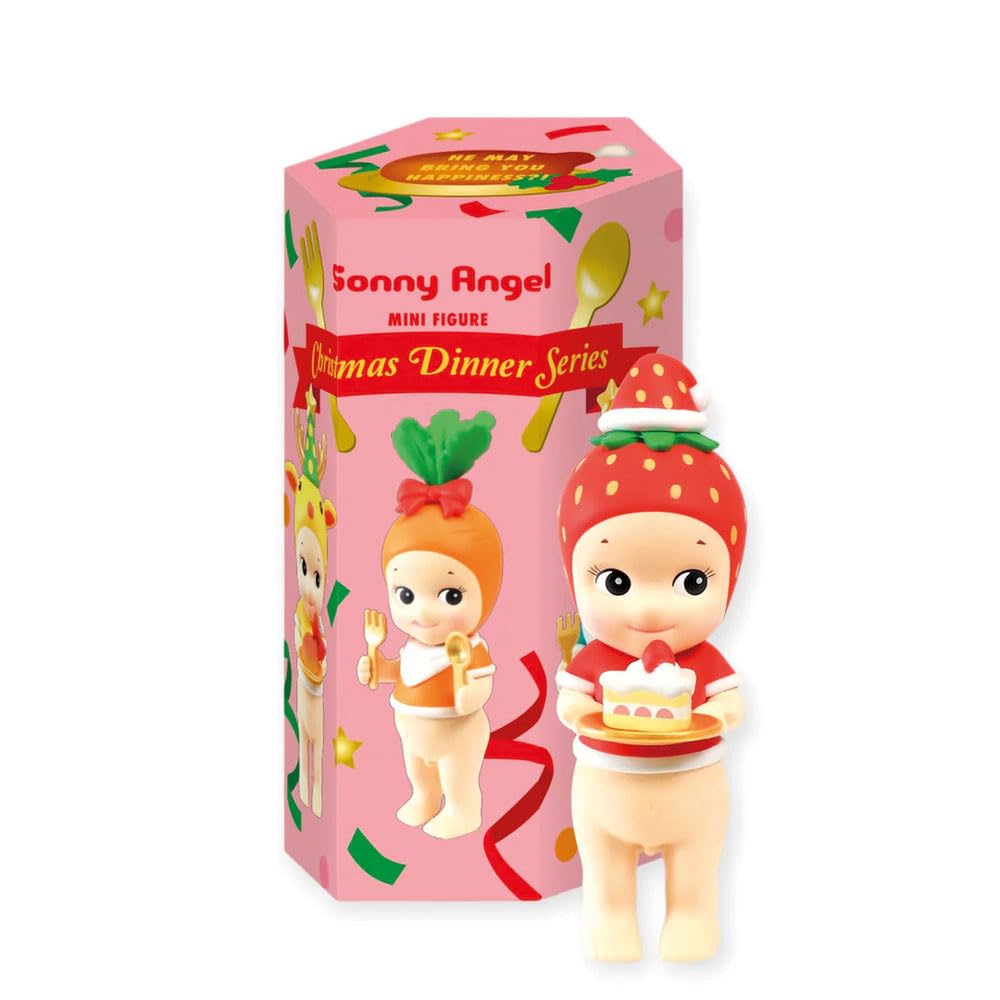 Sonny Angel Mini Figure - Christmas Dinner Series, Mixed Color, Model SAS65950, PVC Collectible