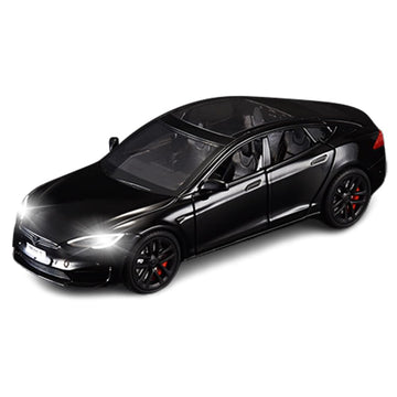 1/24 Model S Toy Cars Alloy Diecast Model Car, Pull Back Model S Model Car with Light, Diecast Model S Car Model Toy Suitable fo