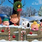 Ceaco - Together Time Collection - Holiday - Fence, (3) Piece Sizes - Standard, Medium, And Oversized 400 Piece Jigsaw Puzzle