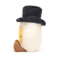 Jellycat Amuseables Boiled Egg Stuffed Toy, 5.5 inches, Yellow & White, Polyester - Fun Gift for Weddings & Engagements