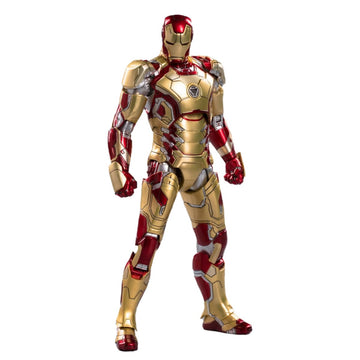 Hiplay Zd Toys Collectible Figure Full Set: Anniversary Series Non-Luminous Version: Iron Man Mk42 (1906-42), 1:10 Scale Miniatu