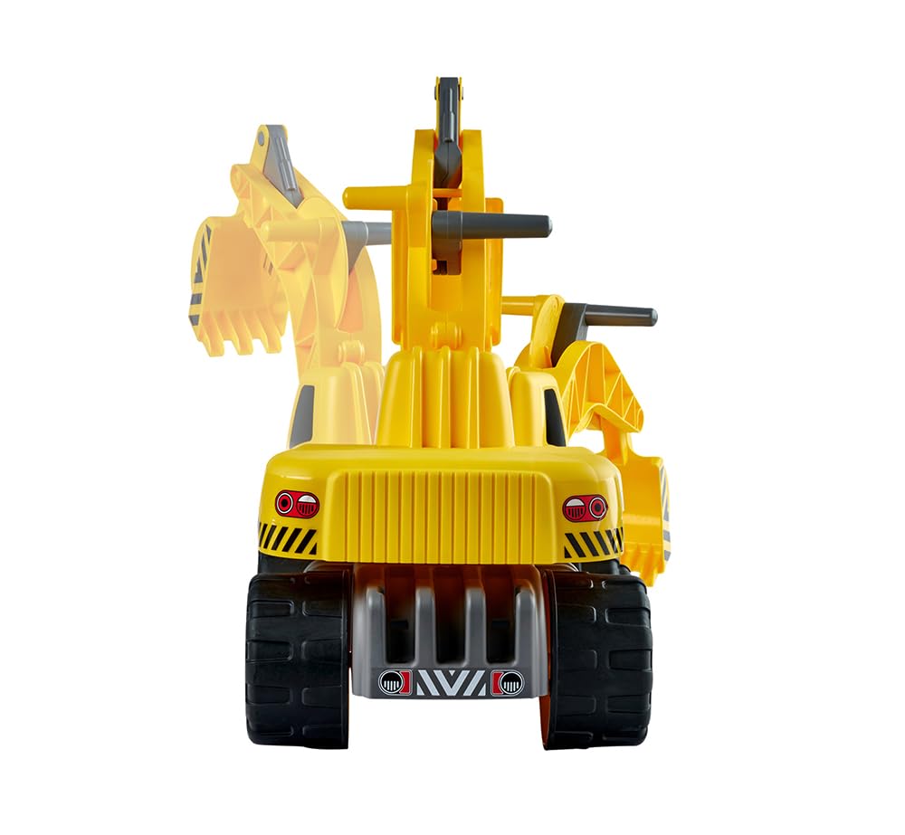 BIG Power Worker Maxi Digger Excavator Vehicle , Yellow
