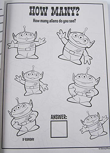 Toy Story 4 Gigantic 224 Page Coloring Book - 7.75 x 10.75 Inches