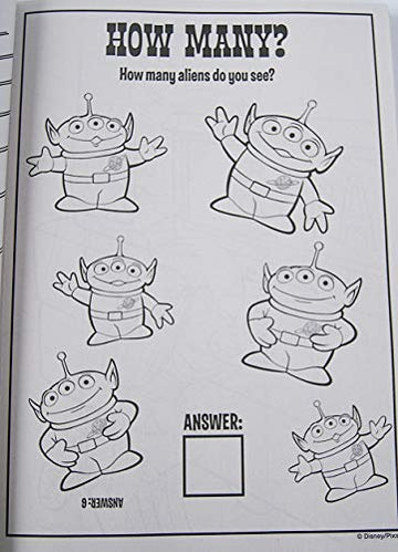 Toy Story 4 Gigantic 224 Page Coloring Book - 7.75 x 10.75 Inches