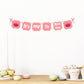 Untumble Half Birthday Decoration With Its My Half Birthday Bunting | Half Birthday Decoration Items | Pink | Pack Of 1