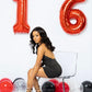 40 Balloon Number, Red Number 40Th Birthday Balloons 40 Inch, 40 Years Old Red Birthday Decorations For Men Women, 40Th Annivers