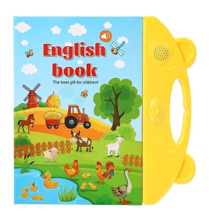 Bestie toys English Book Interactive Children Book Musical English Educational Phonetic Learning Book for 3 + Year Kids, Boys, 