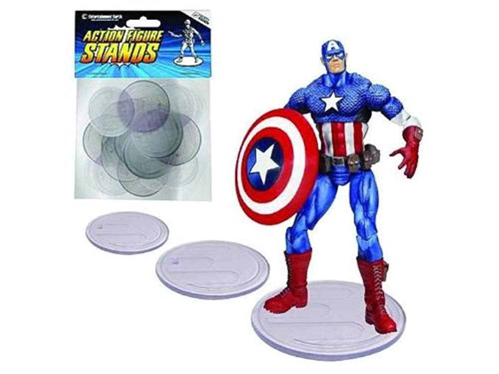 Entertainment Earth Action Figure Stand Pack Of 25 Clear Stands