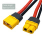 3PCS XT60H Plug Extension Cable XT60H Plug Male Connector to XT60H Plug Female Connector Wire Adapter with 11.8inch 14awg Silico