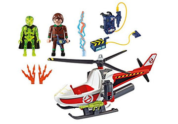 Playmobil Venkman With Helicopter Building Set