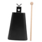 Excluzo 1 Set Vintage Toys Small Antique Bells Percussion Toy For Kids Copper Sheep Black Drum Kit Child Wood