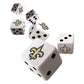 MasterPieces Game Day - NFL New Orleans Saints - 6 Piece Team Logo Dice Set - D6 Standard Size