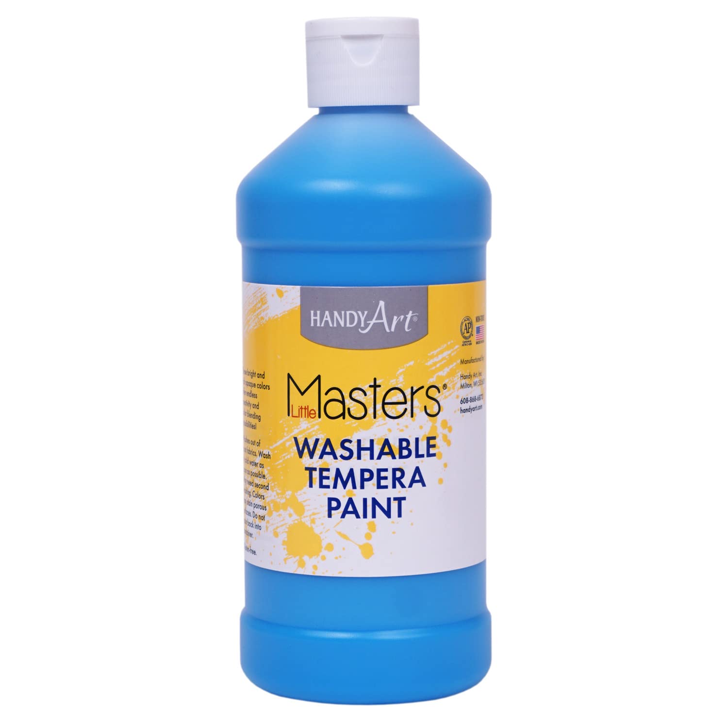 WASHABLE TEMPERA PAINT PINT LT BLUE
