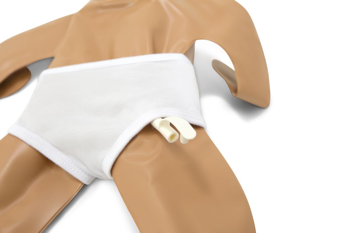 Laerdal Mini Baby Global Set - Inflatable CPR Manikin with Compression Clicker & AED Trainer, Model 103-00250