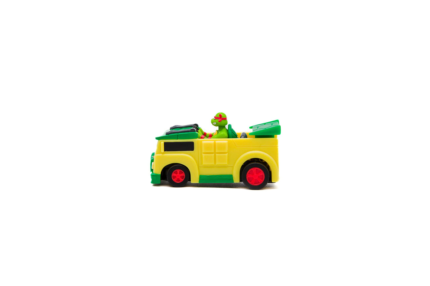 Teenage Mutant Ninja Turtles Raphael Micro Shell Racer RC Vehicle, 3" Plastic Toy, Model 71033, Ages 5+