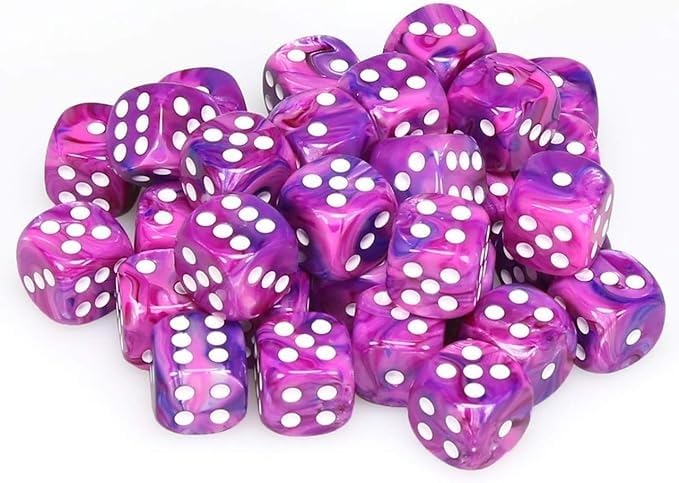 D6Cube 12Mmfestive Violet/Wh (36)