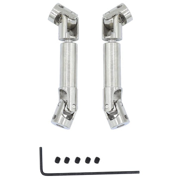 2PCS Metal Drive Shaft Front Rear Center Shaft for FMS FCX24 1/24 RC Crawler Car Upgrade Parts
