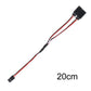 ACEIRMC 6Pcs 200mm Servo Extension Cord Wire Cable RC Car Helicopter Servo Receiver Y Extension Cord Wire Lead (200mm)
