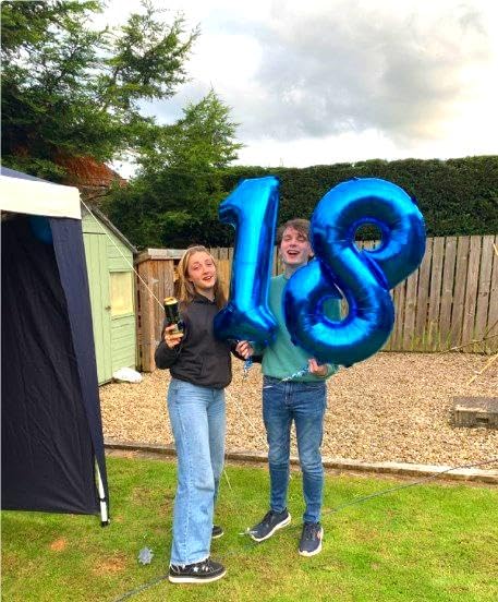Navy Blue Giant Number 8 Balloon 40 Inch, 8Th Eight Blue Birthday Decorations, Men Women 8 18 28 38 80 88 Birthday Number Balloo