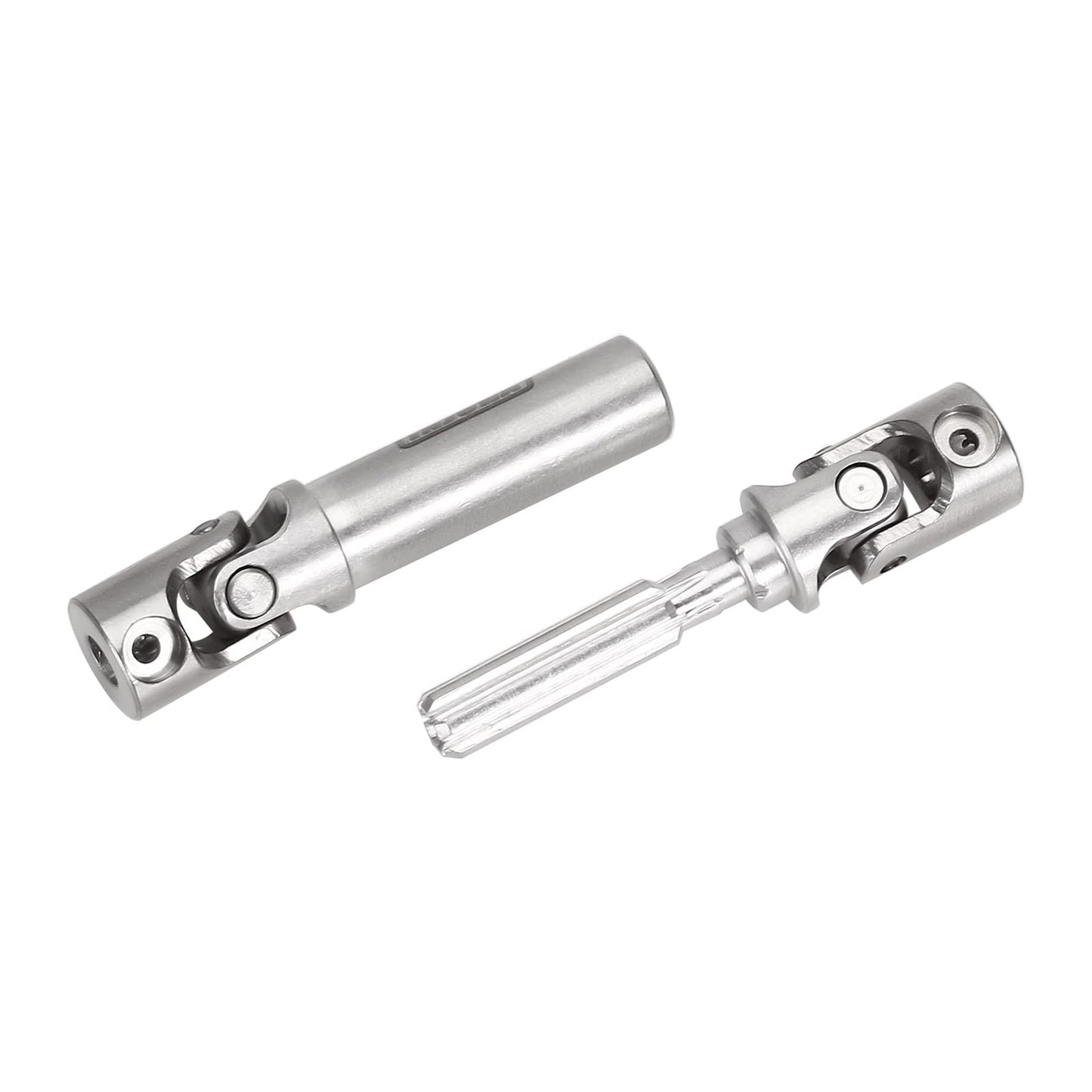 INJORA RC Drive Shaft Steel Stainless Steel Front Rear Center Shaft for SCX24 Gladiator Dodge Power Wagon Axial Upgrade Parts, 2