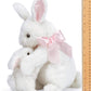 Bearington Some Bunny Loves You White Plush Stuffed Animal Bunny Rabbit, Adorable, Cuddly, Great Gift For Bunny Lovers Of All Ag