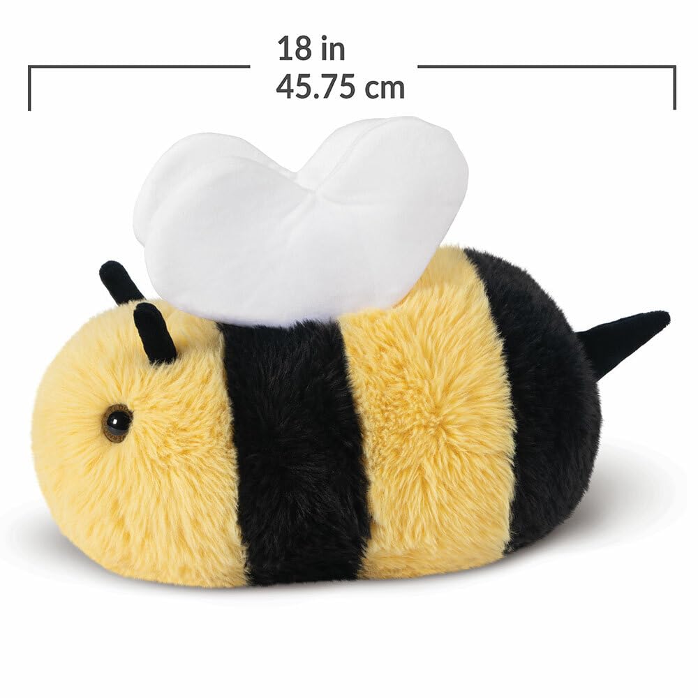 Vermont Teddy Bear Bee Plush - Bee Plushie, Yellow/Black, 18''