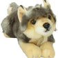 Aurora® Realistic Miyoni® Wolf Stuffed Animal - Lifelike Detail - Cherished Companionship - Gray 10.5 Inches
