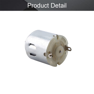 Fielect 5Pcs DC Motor 5.5V 6500RPM 0.08A Micro Motor Mini Motor Electric Motor Round Shaft for RC Boat DIY Airplane Toys Model D