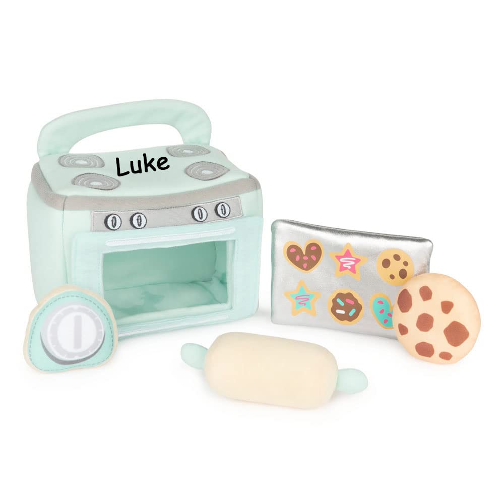 The Trendy Turtle Personalized My First Baking Plush Stuffed Baby Playset with Custom Name