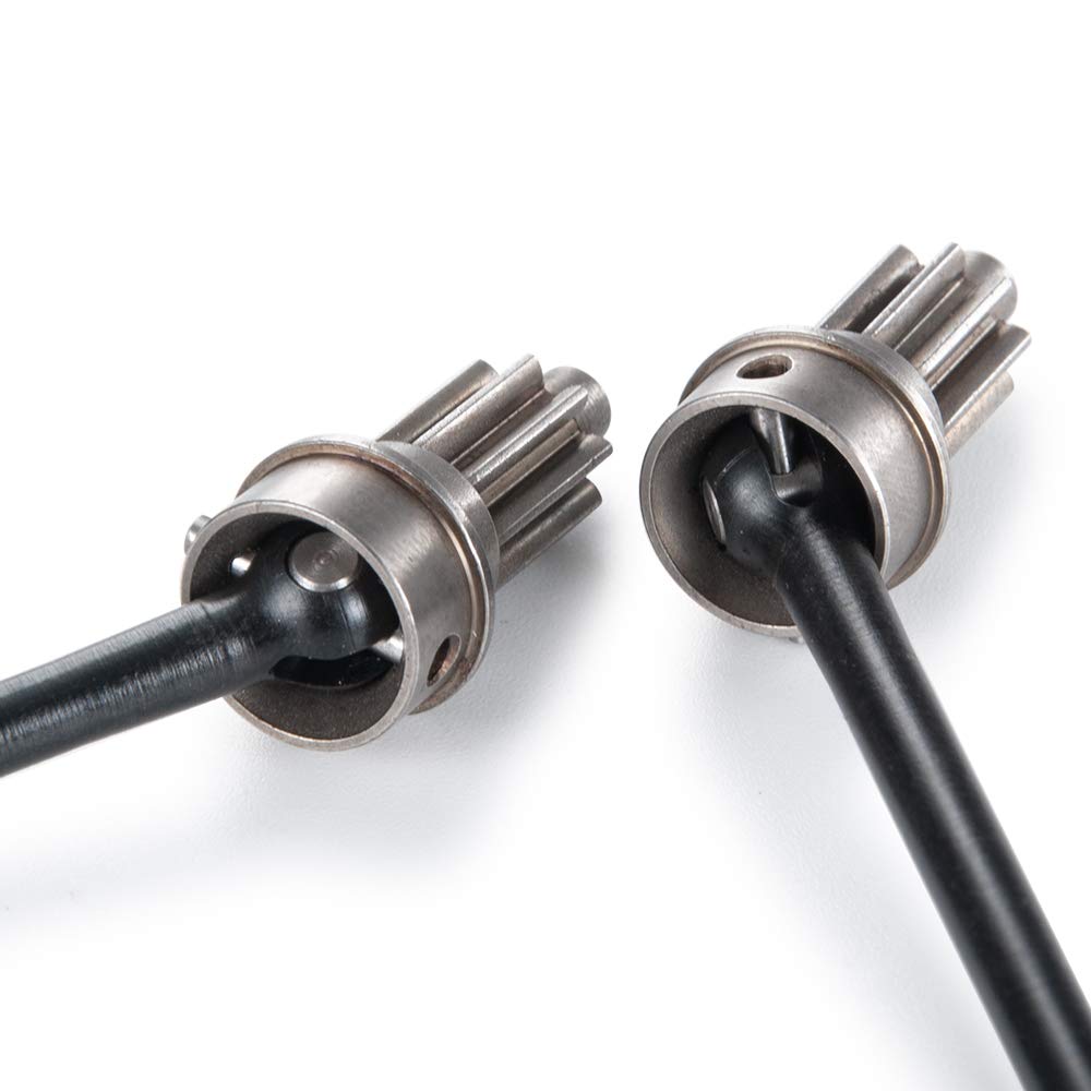 Que-T Front CVD Axle Shaft Set Portal Drive Input Gear for 1/10 RC TRX-4